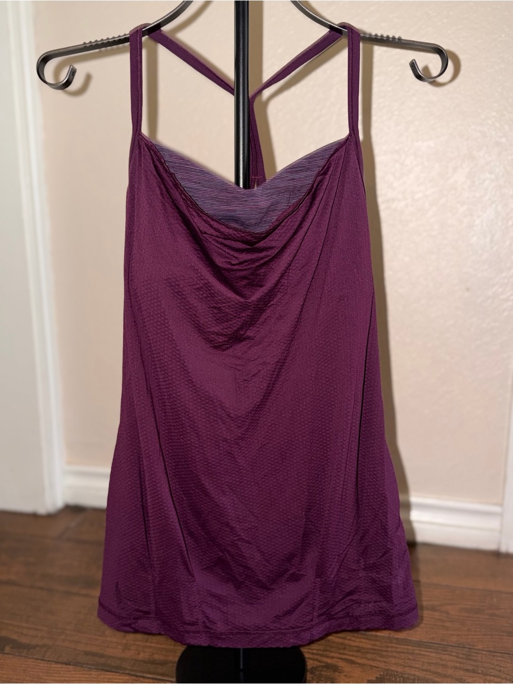 lululemon athletica Draped Plum Cowl Tank